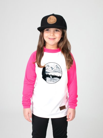 Drexiss FULL WOLF PINK COOLMAX dlouhý rukáv Drexiss kšiltovka BLACK