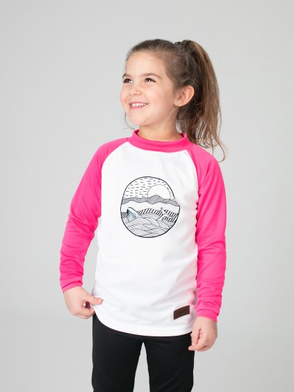 Drexiss FULL WHALE PINK COOLMAX dlouhý rukáv