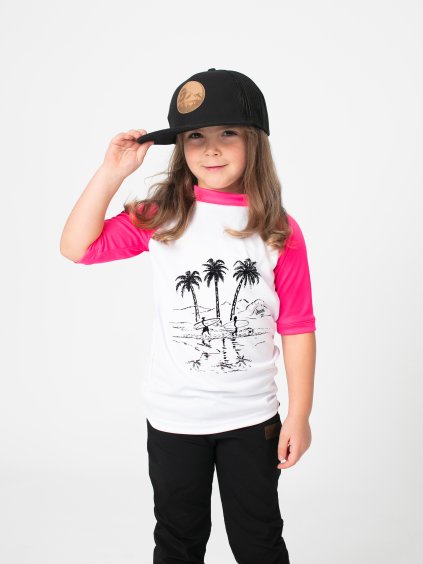 Drexiss FULL SURF PINK COOLMAX krátký rukáv, Drexiss kšiltovka BLACK