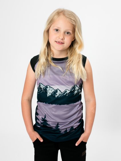 Drexiss dětské CoolMax tílko FULL MOUNTAINS VIOLET