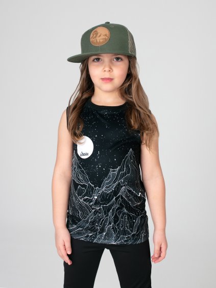 Drexiss dětské CoolMax tílko FULL DIAMOND BEACH BLACK, Drexiss kšiltovka KHAKI