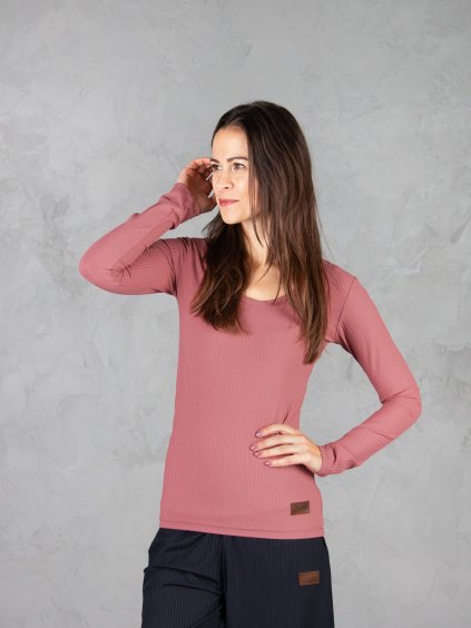 Drexiss tričko KAIRA LONG OLD PINK