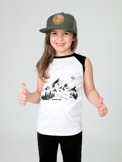 Drexiss dětské CoolMax tílko FULL MOUNTAIN LOVER, Drexiss kšiltovka KHAKI