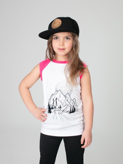 Drexiss dětské CoolMax tílko FULL SKIALP PINK, Drexiss kšiltovka BLACK