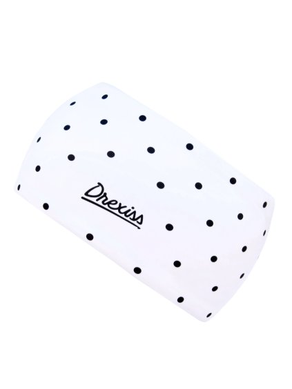 Drexiss funkční čelenka DOT WHITE BLACK