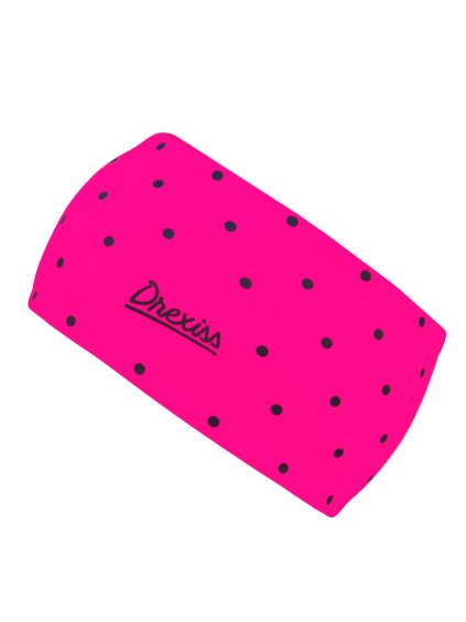 Drexiss funkční čelenka DOT NEON PINK