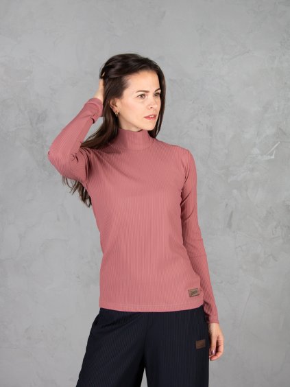 Drexiss tričko ROLL LONG OLD PINK