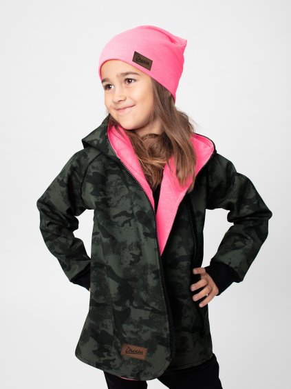 DREXISS dětská bunda SOFT ARMY PINK (2)