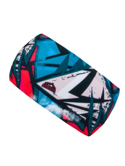 Drexiss funkční čelenka GRAFFITI RED