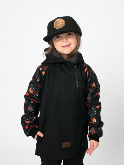 Drexiss softshellový kabátek ROWANBERRIES, Drexiss kšiltovka BLACK