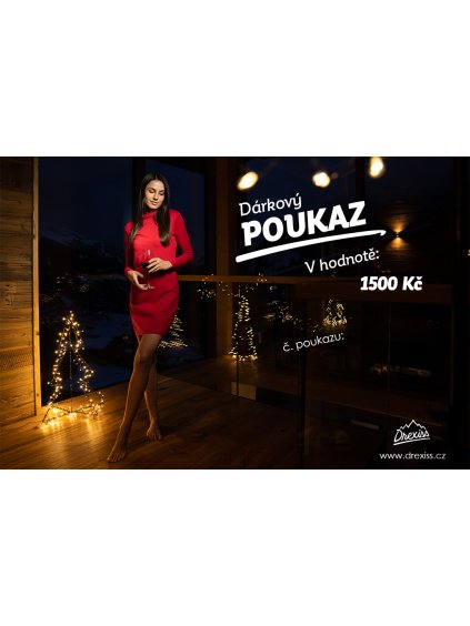 Drexiss dárkový poukaz XMAS 1500
