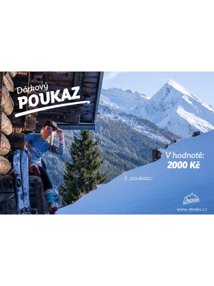 Drexiss dárkový poukaz SKI 2000