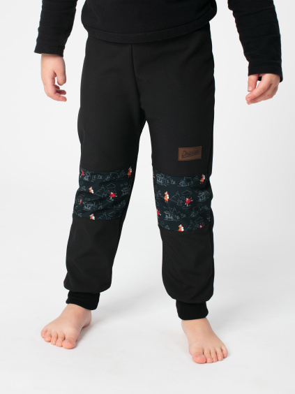Drexiss softshellové kalhoty PROMALEDOBRODRUHY BLACK