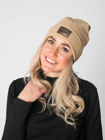 Drexiss čepka WINTER COLLAR BEIGE