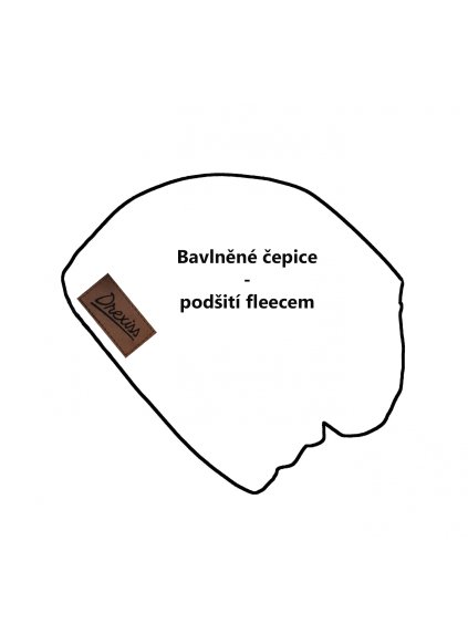 Drexiss čepka podšití fleecem