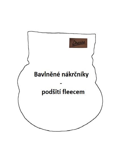 Drexiss nákrčník podšití fleecem