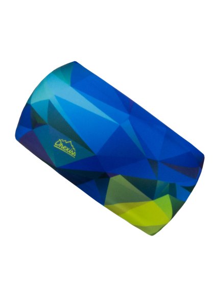 Drexiss funkční čelenka SHAPES COLOURS BLUE