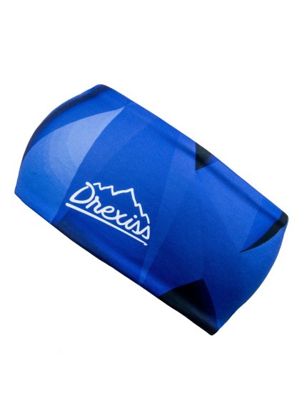 Drexiss funkční čelenka SHAPES BLUE BLACK