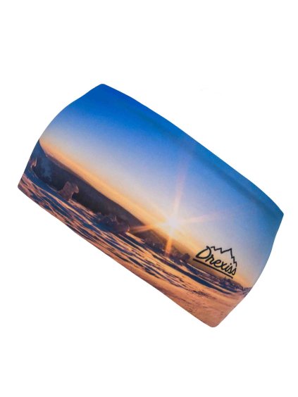 Drexiss funkční čelenka NATURE SUNSET SNĚŽKA