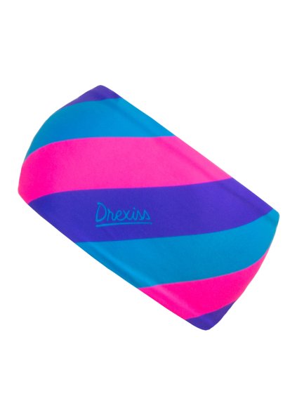 Drexiss funkční čelenka STRIPE FLUO PINK