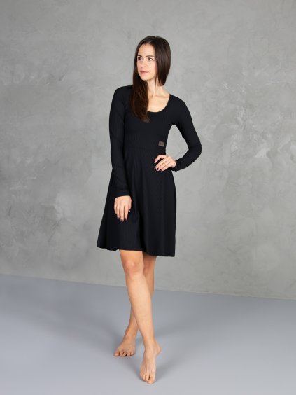 Drexiss šaty LORA SHORT SPRING BLACK