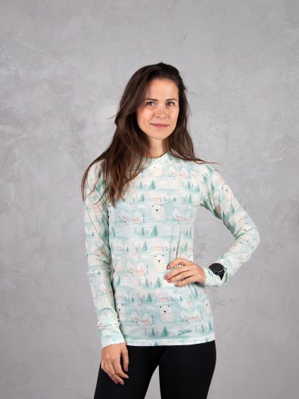 Drexiss ALL WINTER WORLD MERINO ACTIVE dlouhý rukáv dámský