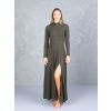 Drexiss šaty AURI LONG SPRING DARK KHAKI