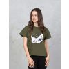Drexiss tričko FLOW SKI DARK KHAKI