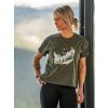 Drexiss tričko FLOW SKI DARK KHAKI