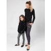 Drexiss mikina dámská BASIC GOLD HEART, Drexiss baggy ANTRACIT ,