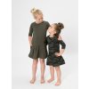Drexiss dětské podzimní šaty GAB ARMY A DARK KHAKI