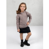 Drexiss dětská mikina NATY COFFEE, Drexiss dětská sukně CALLA SHORT BLACK