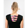 Drexiss CoolMax tričko BLACK SHAPES COLOURS PINK