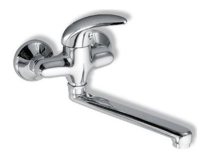 Novaservis Umyvadlová baterie 100 mm lékařská páka Metalia 55 chrom 55077L,0