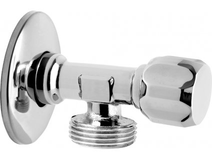 Novaservis Rohový ventil s krytkou a kovovou pákou 1/2"x3/4" CF3002/20