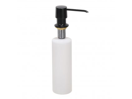 Bemeta Integrovaný dávkovač mýdla, 470 ml, mosaz/plast, černý