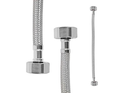 Flexi hadice, Chrom IF0455.2, RAV Slezák (Varianta Flexi hadice nerez, Barva: nerez ⌀ 12mm, Rozměr: 1/2'' x 1/2'',  40 cm)