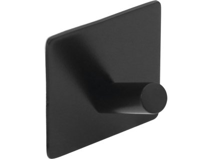 Samolepící háček, černá mat 31203