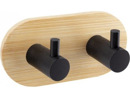 vesak na stenu na nalepeni 3m kov cerna barva bambus