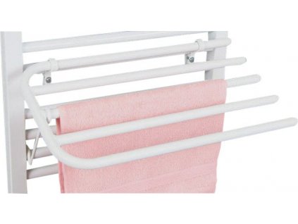 Sušák 4 ručníků na otopná tělesa, univerzální upínání, délka 50cm, bílá 25-03-SV450