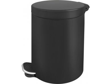 pedalovy odpadkovy kos 5l kov cerna barva