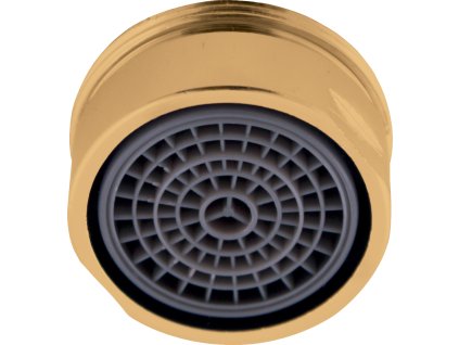 Perlátor M24x1, Neoperl, Zlatá - kartáčovaná MA0001ZK, RAV Slezák (Varianta Perlátor, Barva: ZLATÁ - kartáčovaná , Povrchová úprava: PVD, Rozměr: M24x1 - Neoperl)