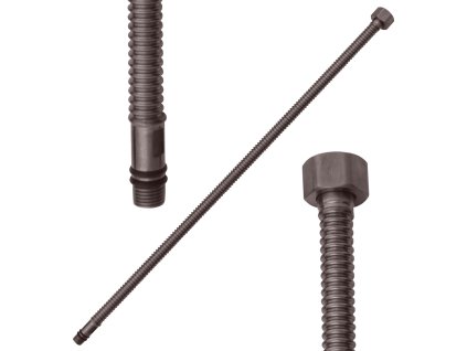 Flexi hadice (vlnovec), Metal Grey - kartáčovaná IT0438MGK, RAV Slezák (Varianta Flexi hadice (vlnovec) M10x1 G 3/8'' , Barva: METAL GREY - kartáčovaná , Rozměr: M10x1 x 3/8'', délka 40 cm)