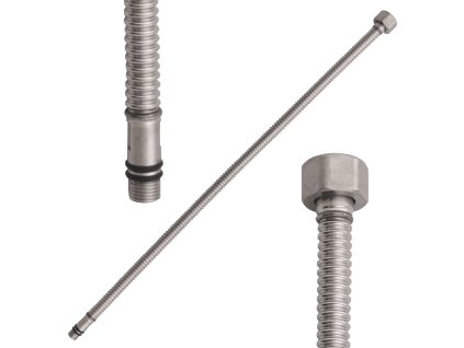 Flexi hadice (vlnovec), Chrom IT0012, RAV Slezák (Varianta Flexi hadice (vlnovec) M10x1 G 1/2'' , Barva: Chrom, Rozměr: M10x1 x 1/2'',  35 cm)