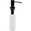 Zápustný dávkovač mýdla, kulatý, černá mat SP023B