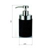 STONE dávkovač mýdla na postavení, černá 22010510