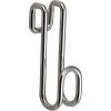 Závěsný háček na sprchové zástěny, chrom 37020