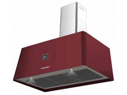 kominovy odsavac par lofra rainbow cervena