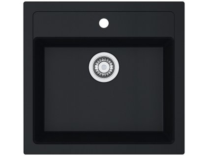kompozitny kuchynsky drez franke sirius sid 610 cierna