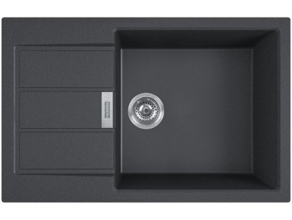 kompozitny kuchynsky drez franke sirius s2d 611 78 xl cierna